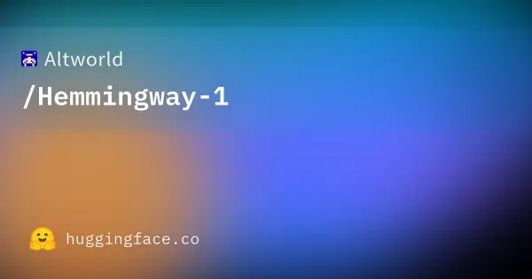 Altworld / Hemmingway-1